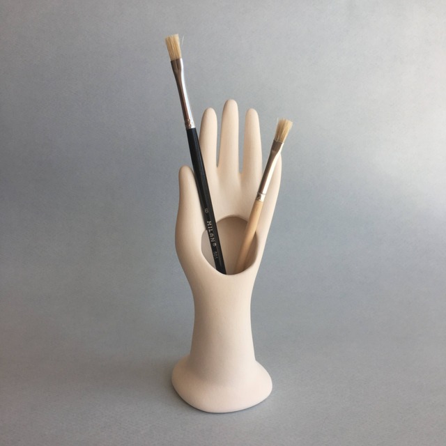 Ceramic Pencil Holder, Cup, Office Decoration, Ready To Paint, Bisque, Gift For Kids, Birthday Present, Home Pen - image 1