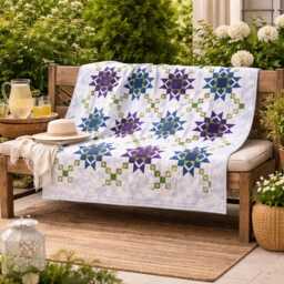 Kris Kross Quilt Pattern - Fat Quarter Friendly Throw - PDF Pattern - thumbnail 2