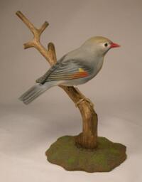 Pekin Robin Bird Carving Wood - thumbnail 2