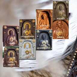 Handmade Wooden Annunciation Sculpture Christian Icon Wall Art, Free Engraving, Xs-Xxl, Tax - thumbnail 2