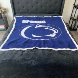 Large Crochet Blanket - Warm Thick & Cozy Machine Washable Made To Order - thumbnail 4