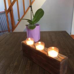 Wood Candleholder - thumbnail 2