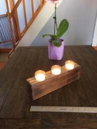 Wood Candleholder