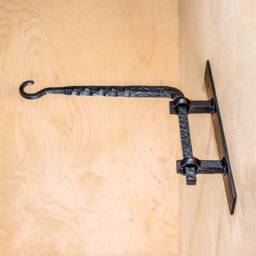 Hand Forged Plant Hanger Holds Up To 30 lbs - 14 Kg Weight Indoor Rustic Hook Heavy Duty Wall Mount For Pots & Clothes Storage - thumbnail 3