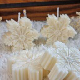 Christmas Candle. Decor. Snowflake Gift Set - thumbnail 2