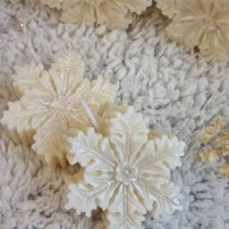 Christmas Candle. Decor. Snowflake Gift Set - thumbnail 3