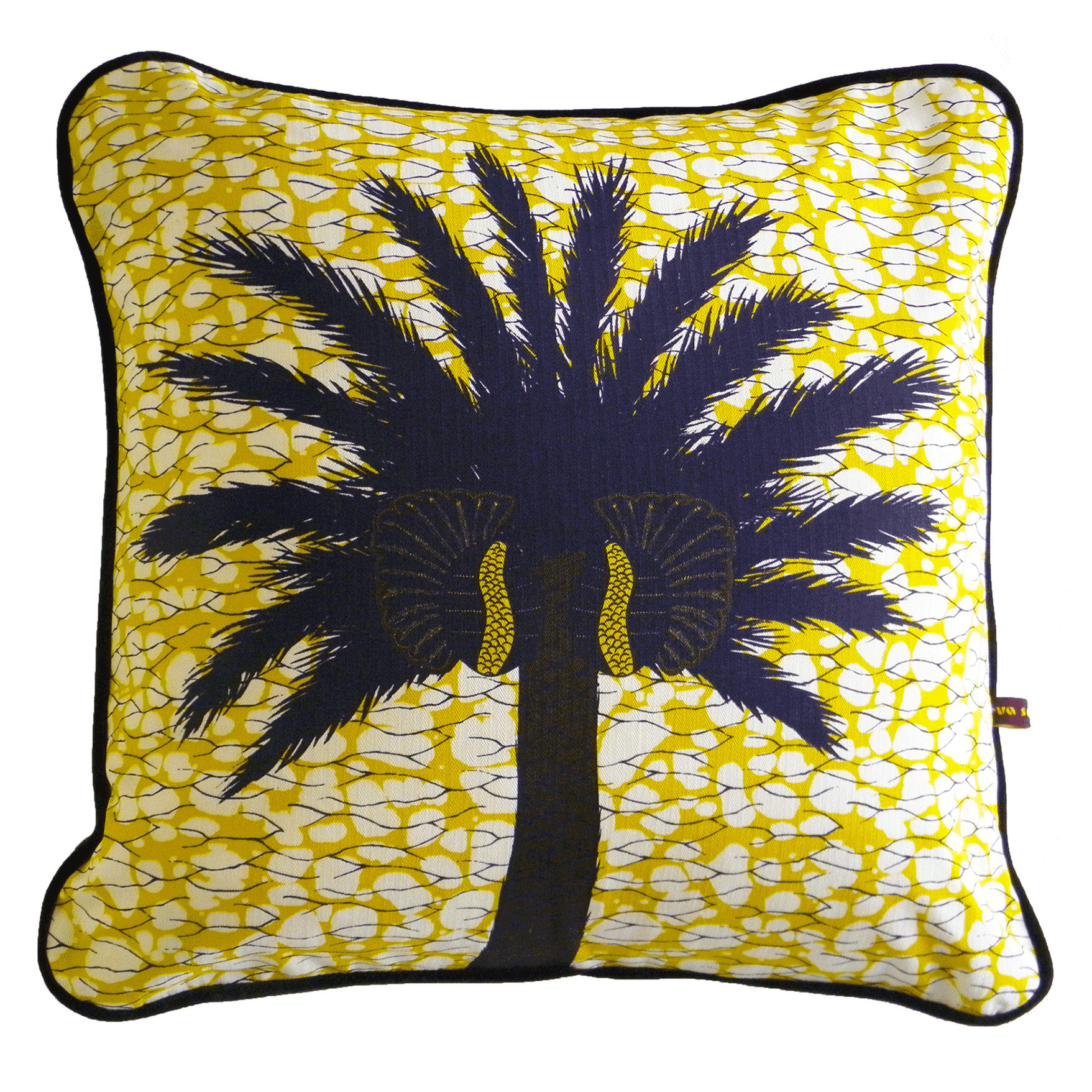 ABURI Cushion Yellow - 50x50cm - image 1