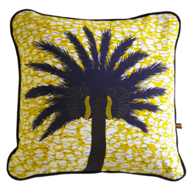 ABURI Cushion Yellow - 50x50cm - thumbnail 1