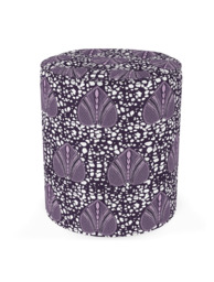 Okan Pouffe Purple Batik