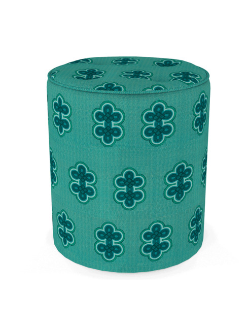 Ona Pouffe Blue