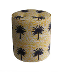 Aburi Pouffe Yellow