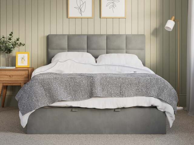 the silvia ottoman bed frame - single