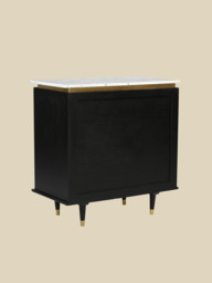 Simone Two-Door Marble Top Cabinet - thumbnail 5