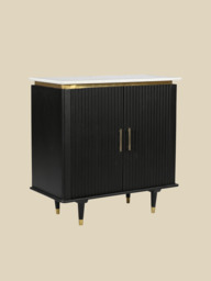 Simone Two-Door Marble Top Cabinet - thumbnail 4