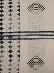 Kayali Black & White Cotton Cushion - thumbnail 6