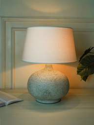Rune Textured Metal Table Lamp - thumbnail 2