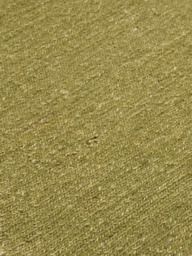 Dugald Soumak Weave Hand-woven Wool Rug - Olive Green - thumbnail 4