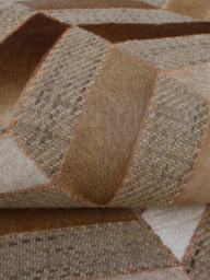 Ruhan Hide & Wool Rug - thumbnail 5