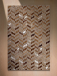 Ruhan Hide & Wool Rug - thumbnail 3