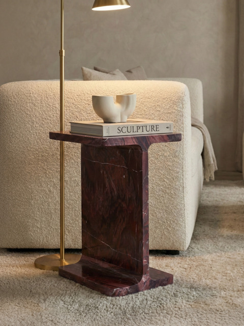 Cassian Marble Side Table - image 1