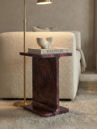 Cassian Marble Side Table - thumbnail 1