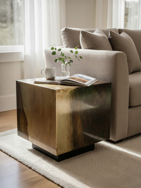 Astra Iron Side Table - image 1