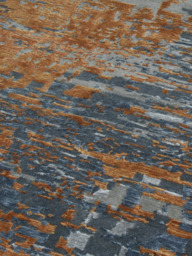 Virel Hand-Knotted Bamboo Silk Blend Rug - Grey - thumbnail 6