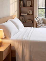 Elio Organic Cotton Flat Sheet Set