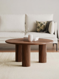 Eldric Fluted Coffee Table - thumbnail 1