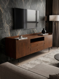 Lorna Mango Wood Media Unit
