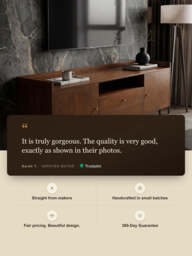 Lorna Mango Wood Media Unit - thumbnail 3