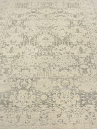 Mohini Wool & Bamboo Silk Hand-Knotted Rug - Beige - thumbnail 4