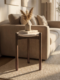 Charmie Marble Top Side Table