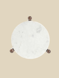 Charmie Marble Top Side Table - thumbnail 4