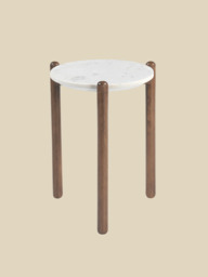 Charmie Marble Top Side Table - thumbnail 2