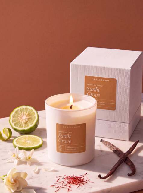 Sunlit Grove Soy Wax Candle - image 1