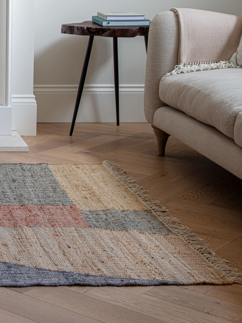 Avey Hand-woven Jute Cotton Rug - 200x290 cm