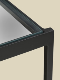 Nova Iron Side Table with Glass Top - thumbnail 5