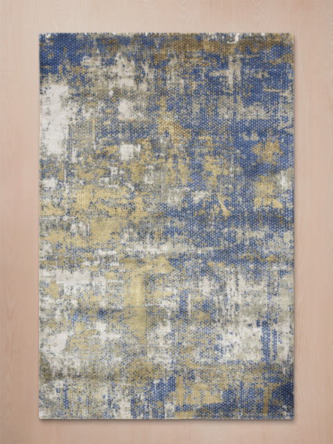 Sorevik Hand-Knotted Wool & Bamboo Silk Rug - image 1