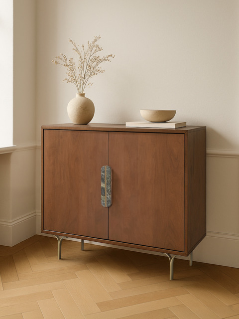 Menlo Two Door Wooden Cabinet - image 1