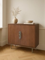 Menlo Two Door Wooden Cabinet - thumbnail 1