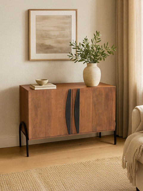 Danton Two Door Wooden Cabinet - image 1