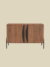 Danton Two Door Wooden Cabinet - thumbnail 3