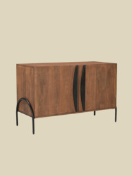 Danton Two Door Wooden Cabinet - thumbnail 4