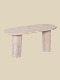 Eterna Travertine Coffee Table - thumbnail 3
