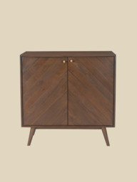 Carrie Mango Wood Two Door Cabinet - thumbnail 2