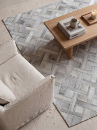 Eshan Hide & Wool Rug - thumbnail 2