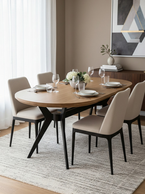 Gloria Wooden Dining Table - image 1