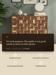 Caspian Three Drawer Chest - thumbnail 3