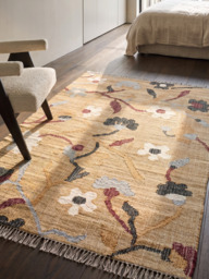 Daisy Hand-woven Jute Rug - thumbnail 1